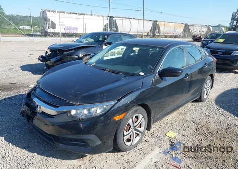 2016 Honda Civic Lx из США, поврежденный, VIN 19XFC2F53GE044656